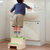 爱丽思IRIS 日本儿童加厚防滑板凳家用梯凳塑料浴室凳 宝宝小凳子(橙色)第3张高清大图