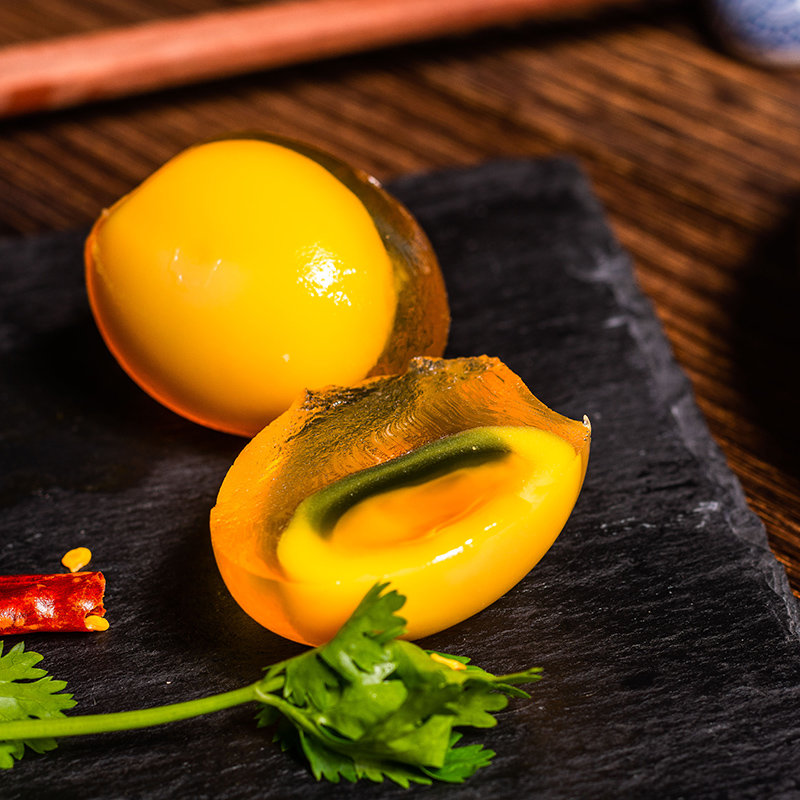 变蛋包邮松花蛋无铅河南特产皮蛋整箱新鲜鸡蛋黄心溏心五香2