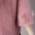 娇维安 春季女装短外套 韩版蝙蝠型针织衫 毛球点缀蝙蝠袖针织开衫 女(红色 均码)第4张高清大图