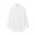 艾米恋雪纺衫女夏季韩版长袖披肩外搭配裙子防晒衬衫开衫薄款上衣(白色 S)第4张高清大图