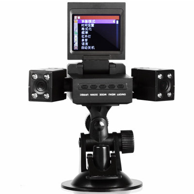 E途F71双摄像头行车记录仪（黑色）（2寸）