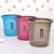 创简坊加厚大号创意水桶塑料家用储水桶欧式带盖提水桶加厚小形桶小水桶(中号红色18L)第3张高清大图