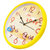 康巴丝时尚创意客厅钟表挂钟静音简约时钟C2246(黄卡通)第3张高清大图