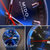 美度(MIDO)瑞士手表 指挥官系列 全自动机械钢带机械男士腕表M021.431.22.031.00(蓝盘红指针)第5张高清大图