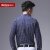 Genanx格男仕 秋装新款都市型男波点时尚长袖衬衫 D081(L)第2张高清大图