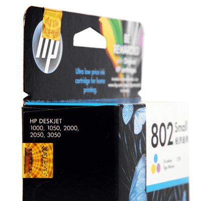 惠普（HP）CH562ZZ 802 Small墨盒（三色）适用机型：HP Deskjet1000/1050/2000/2051