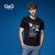 G&G2017夏季新品欧美风字母印花男士短袖T恤青年修身男装T恤上衣(黑色 L)第3张高清大图