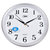 康巴丝时尚创意客厅钟表挂钟静音简约时钟C2246(银灰色)第3张高清大图