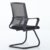 云艳YY-LCL664 人体工学电脑椅职员办公椅弓形椅家用网布椅子黑色(默认 默认)第2张高清大图