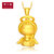 周大福3D福星宝宝天使之翼足金黄金吊坠定价R7622第3张高清大图
