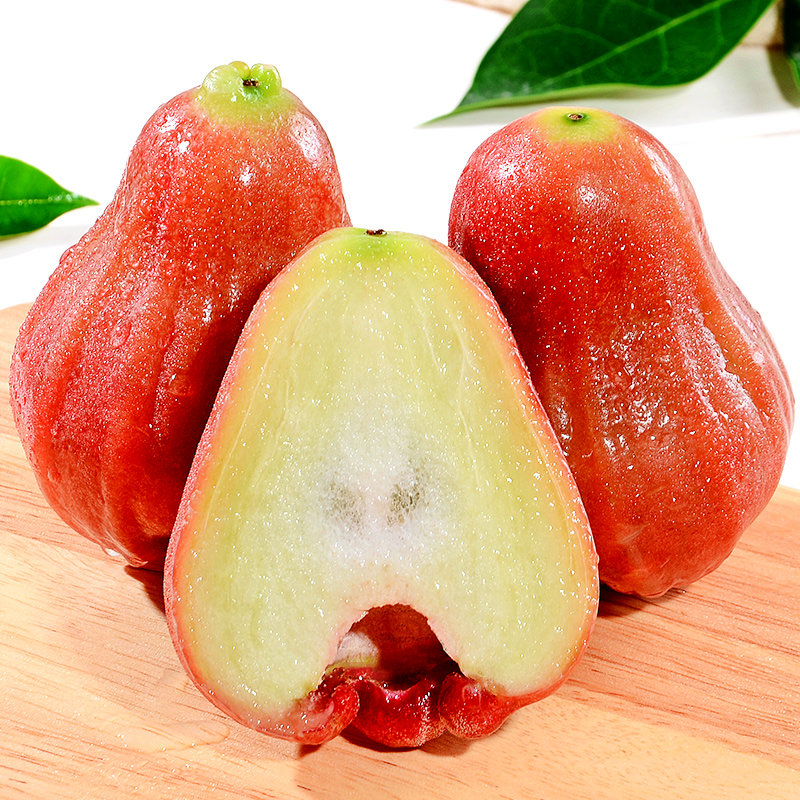 海南红宝石莲雾2斤新鲜当季热带水果现摘特产连雾果整箱时令包邮1000g