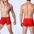 英国卫裤十二代男VK生理保健卫裤男士青年平角裤(红色 XXXXL)第5张高清大图