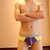 华杰龙HUAJIELONG男士拼色三角柔软男内裤 低腰青少年男士三角裤(紫色 XL)第2张高清大图