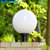 爱惟户外防水大门庭院灯具室外门柱景观围墙花园墙头圆球柱头灯饰7001(白色带5W白光 25CM)第5张高清大图