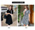 2021夏季韩版气质新款休闲风纯色抽褶圆领收腰显瘦连衣裙(灰色 S)第2张高清大图