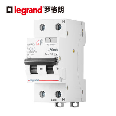 罗格朗Legrand断路器空气开关带漏电保护器1P+N 2P32A 63A家用小型总电闸开关(1P+N20A)