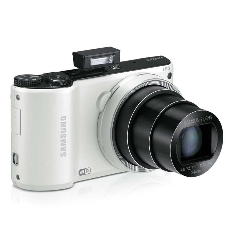 三星(samsung) wb200f 智能便携数码相机 wifi版 (白色 套餐二)