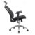 云艳YY-LCL1232 电脑椅办公椅子人体工学椅家用转椅网椅时尚座椅休闲椅子-黑色(默认 默认)第5张高清大图
