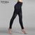 TITIKA瑜伽服专业运动瑜珈长裤夜跑反光健身裤长款束腿春夏13459(黑色 XS)第2张高清大图