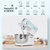 海氏M5静音厨师机家用和面机搅面小型揉面商用多功能全自动鲜奶机(奶米白)第2张高清大图
