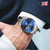 欧美时（OMAYS）2020新款全自动机械手表男 潮流商务男士手表防水夜光双日历男表轻奢时尚腕表(灰色 钢带)第3张高清大图