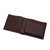 COACH 蔻驰 奢侈品 男士专柜款棕红色皮质短款对折钱包25605 OXB(黑色)第4张高清大图
