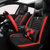 北京现代朗动瑞纳悦动途胜领动名图ix35专用汽车座套四季全包坐垫(（半包款）舒适版-黑红色)第4张高清大图