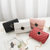 APPLES（苹果）新款韩版时尚菱格链条包百搭大气单肩斜挎小包(粉红色)第4张高清大图