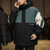 龙中龙 冬季新款工装短款羽绒服外套男士韩版保暖潮牌(绿色 M)第5张高清大图