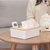 玖沫 简约北欧风纸巾盒木盖抽纸盒实木客厅遥控器收纳盒创意餐厅餐纸盒第3张高清大图