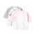 小米米minimoto新生儿长袖和短袍和尚服宝宝内衣睡衣家居服(灰色 59cm（3-6个月）)第2张高清大图