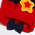 秋冬女童条纹星星毛线帽(红色 均码)第5张高清大图