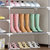 索尔诺 简易鞋架 多层家用收纳鞋柜简约现代经济型组装防尘鞋架子(灰色)第4张高清大图