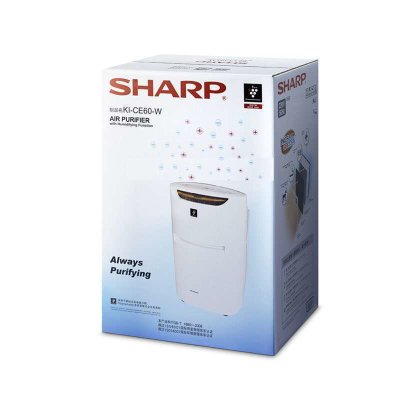 夏普(SHARP)KI-CE60-W空气净化器 高浓度净离子 | 智能语音提示
