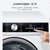 [新品]西门子洗衣机9公斤家用全自动变频滚筒除菌除螨WB24ULZ01W(天鹅白 默认版本)第4张高清大图