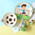 INDRA泰国进口足球小子卡通儿童陶瓷餐具碗盘水杯釉下彩(足球小子盘)第4张高清大图