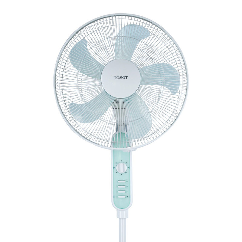 大松tosotfd4010遥控式落地扇五片白绿色