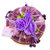 石家垫 汽车香包 天然干花籽香薰 除味 净化空气(紫色)第2张高清大图