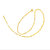 传世美钰 黄金项链足金水波纹项链 免工费(约7.35克 长约44-45cm)第5张高清大图