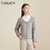 CaldiceKris（中国CK）CK-YR853 秋季轻薄短款立领羽绒服(黑色 L)第2张高清大图