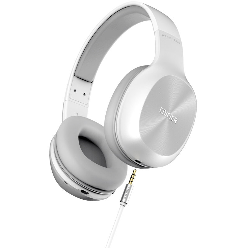 edifier/漫步者 w800bt无线蓝牙耳机音乐电脑降噪手机头戴式耳麦(白色