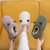 KOUDOO2021年秋冬季新款毛绒包跟情侣木地板居家棉鞋保暖月子鞋(M2105黑色 38-39)第3张高清大图