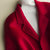 蒂克罗姆中长款系带版双面呢羊毛大衣(红色 S)第6张高清大图