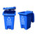 安居先森分类垃圾桶脚踏款 25L（套）(蓝色)第4张高清大图