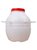 牛犊奶壶牛用奶瓶犊牛奶瓶牛羊猪用奶嘴塑料奶瓶羊奶瓶动物奶瓶(2升卧式牛奶壶（送3个奶嘴）)第5张高清大图