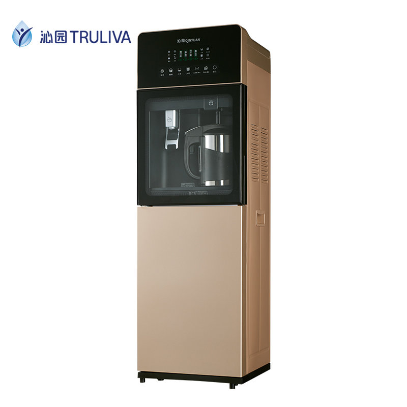 沁园truliva饮水机家用立式超滤直饮机净水器加热直饮净饮一体机矿