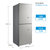 美的（Midea）BCD-175M 175升双门冰箱 时尚面板直冷式家用冰箱第3张高清大图