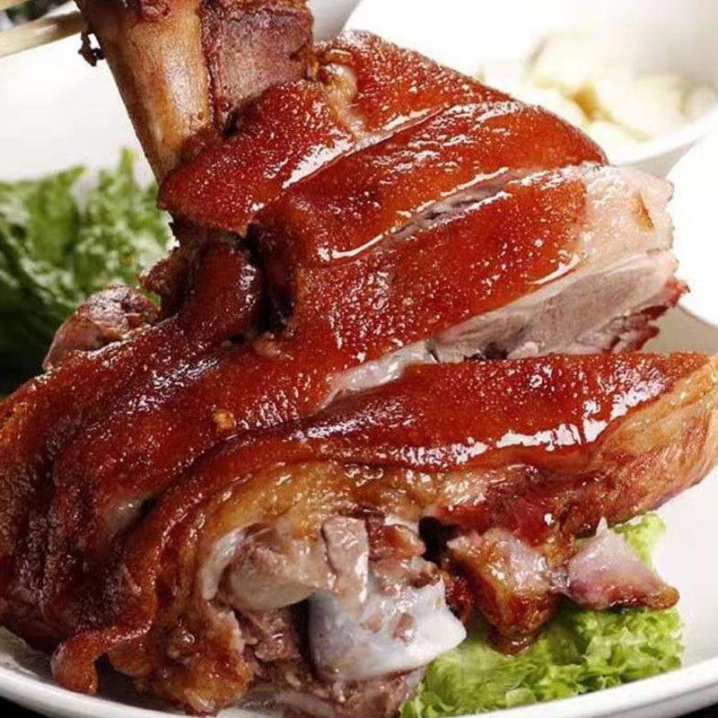 整只酱香大肘子猪蹄猪肘子蹄髈猪肉熟食五香卤味零食即食下酒菜整子大
