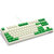 斐尔可（FILCO） 87键圣手二代 游戏办公机械键盘 奶白色绿键帽 正刻 青轴 黑轴 茶轴 红轴(87圣手二代 奶酪绿 红轴)第3张高清大图