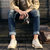 亨尼夫HUNNEFU 2018秋季新款大头皮鞋英伦男鞋子工装鞋男士休闲鞋潮鞋(9935米色 44)第4张高清大图